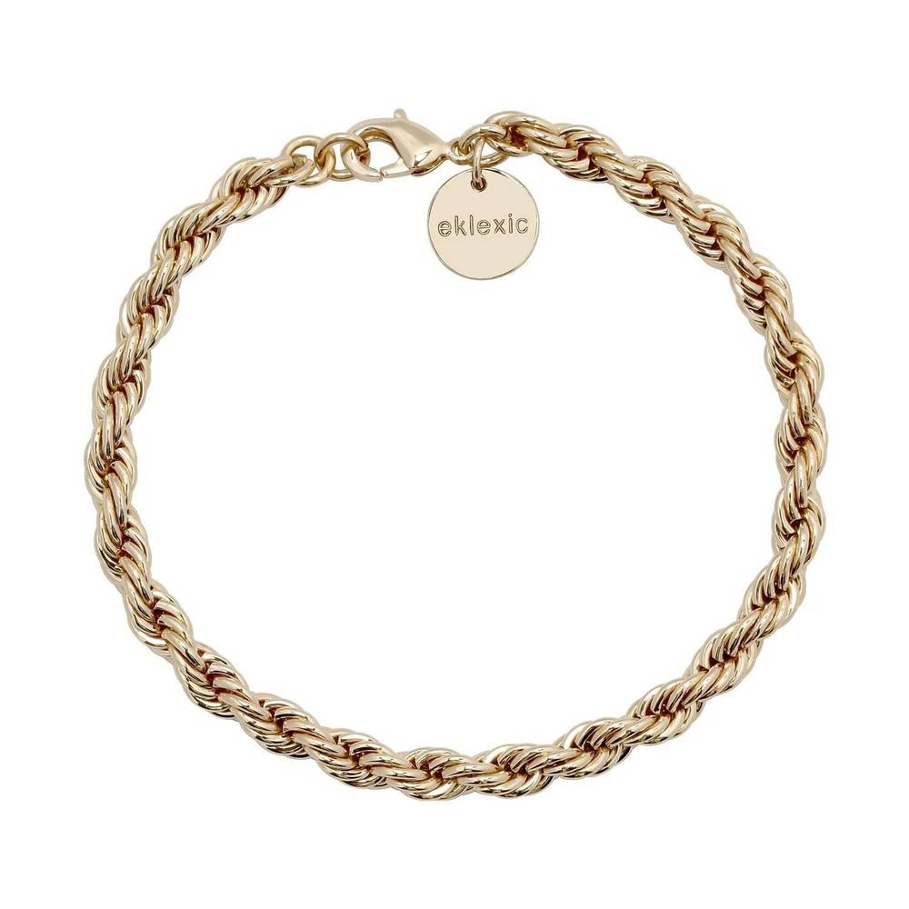 NEW EKLEXIC women's rosa anklet in gold
